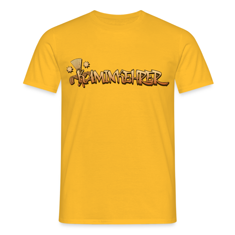 Unisex T-Shirt "Kaminkehrer" Gelb Männer T-Shirt