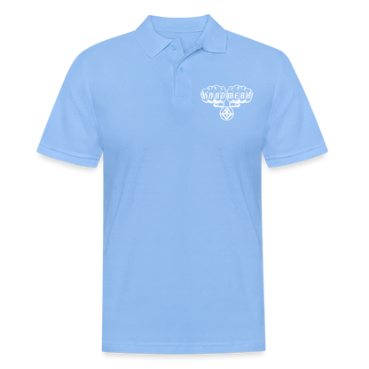 Männer Poloshirt "Stuckateur" Himmelblau Männer Poloshirt