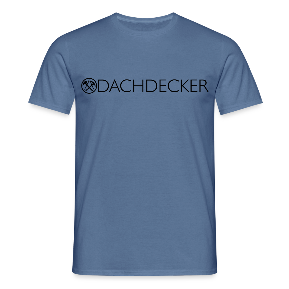 Unisex T-Shirt "Dachdecker" Taubenblau Männer T-Shirt