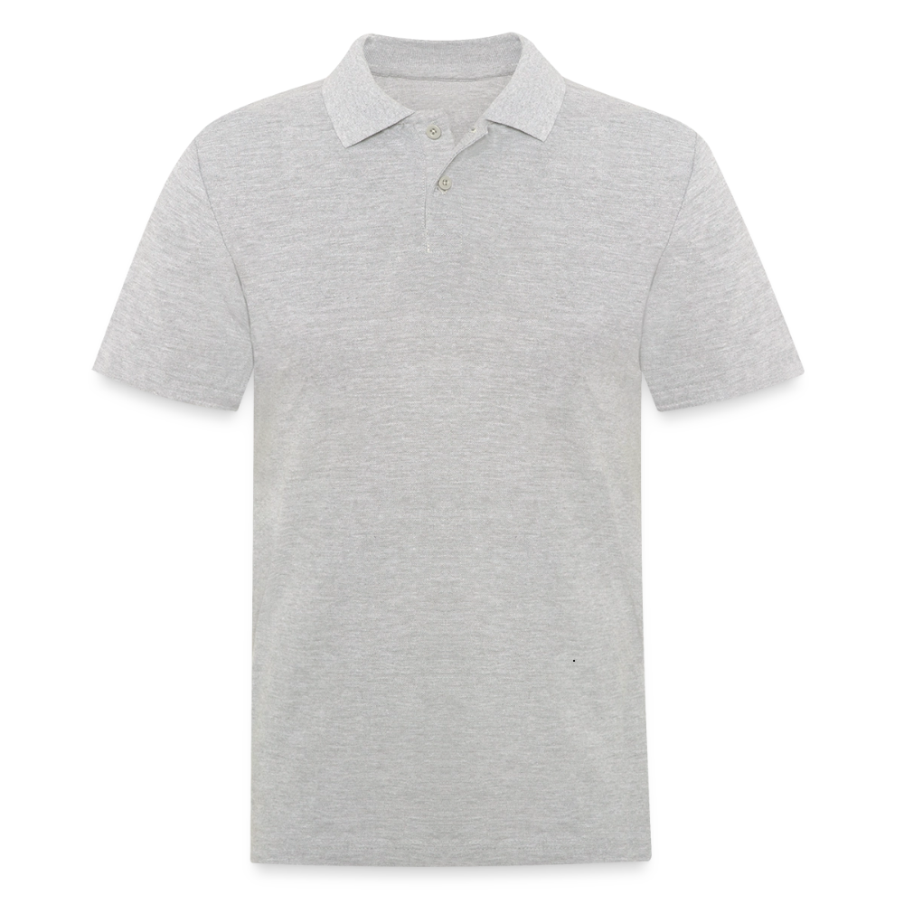 Unisex Polo-Shirt personalisierbar Grau-Meliert Männer Poloshirt {{ color }}