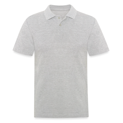 Unisex Polo-Shirt personalisierbar Grau-Meliert Männer Poloshirt {{ color }}