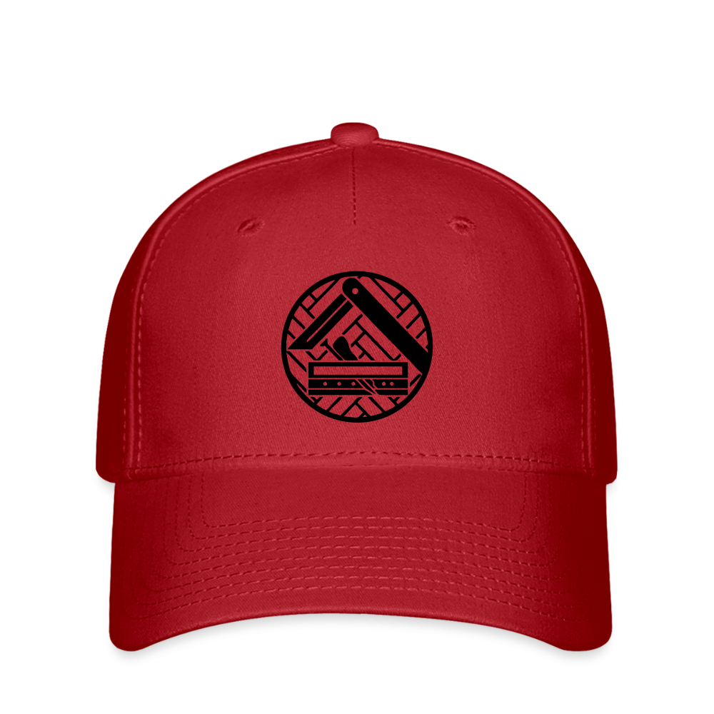 Flexfit Cap "Parkettleger" Rot Flexfit Cap