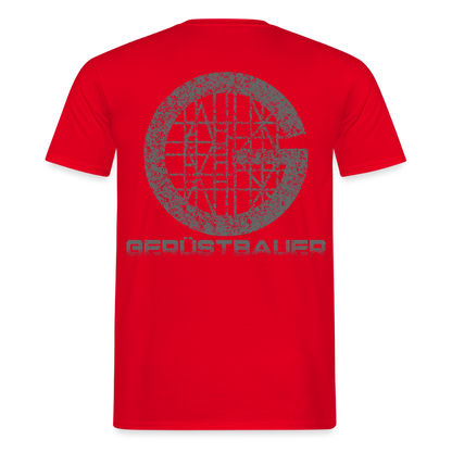 Unisex T-Shirt "Gerüstbauer" Rot Männer T-Shirt