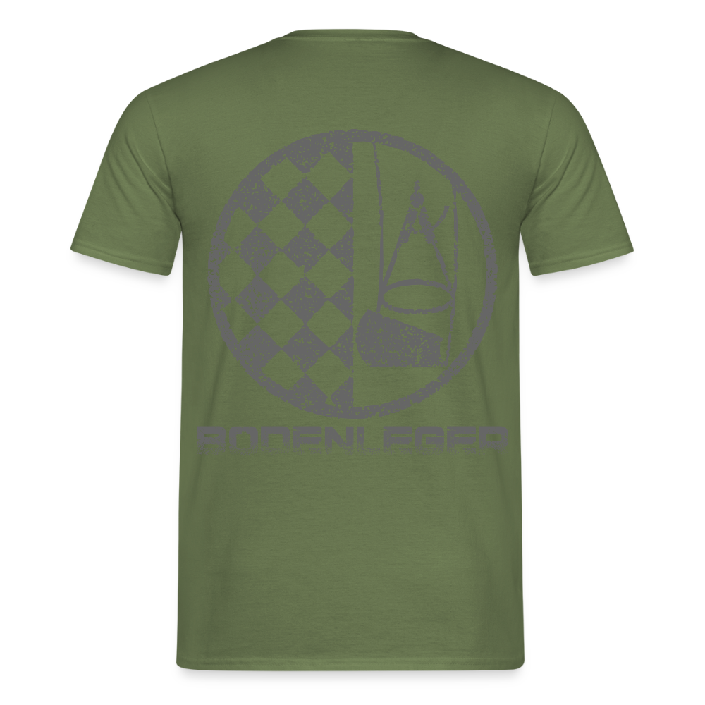 Unisex T-Shirt "Bodenleger" Militärgrün Männer T-Shirt