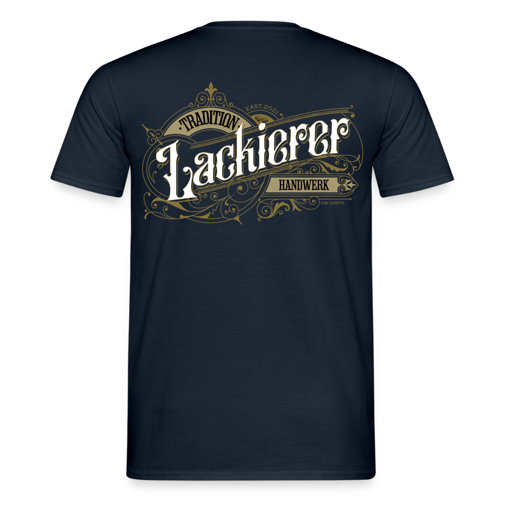 Unisex T-Shirt "Lackierer"-Nostalgie von Spreadconnect, bequemes Männer T-Shirt mit nostalgischem Druck, kurze Ärmel und weiches Material
