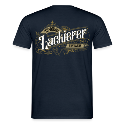 Unisex T-Shirt "Lackierer"-Nostalgie von Spreadconnect, bequemes Männer T-Shirt mit nostalgischem Druck, kurze Ärmel und weiches Material