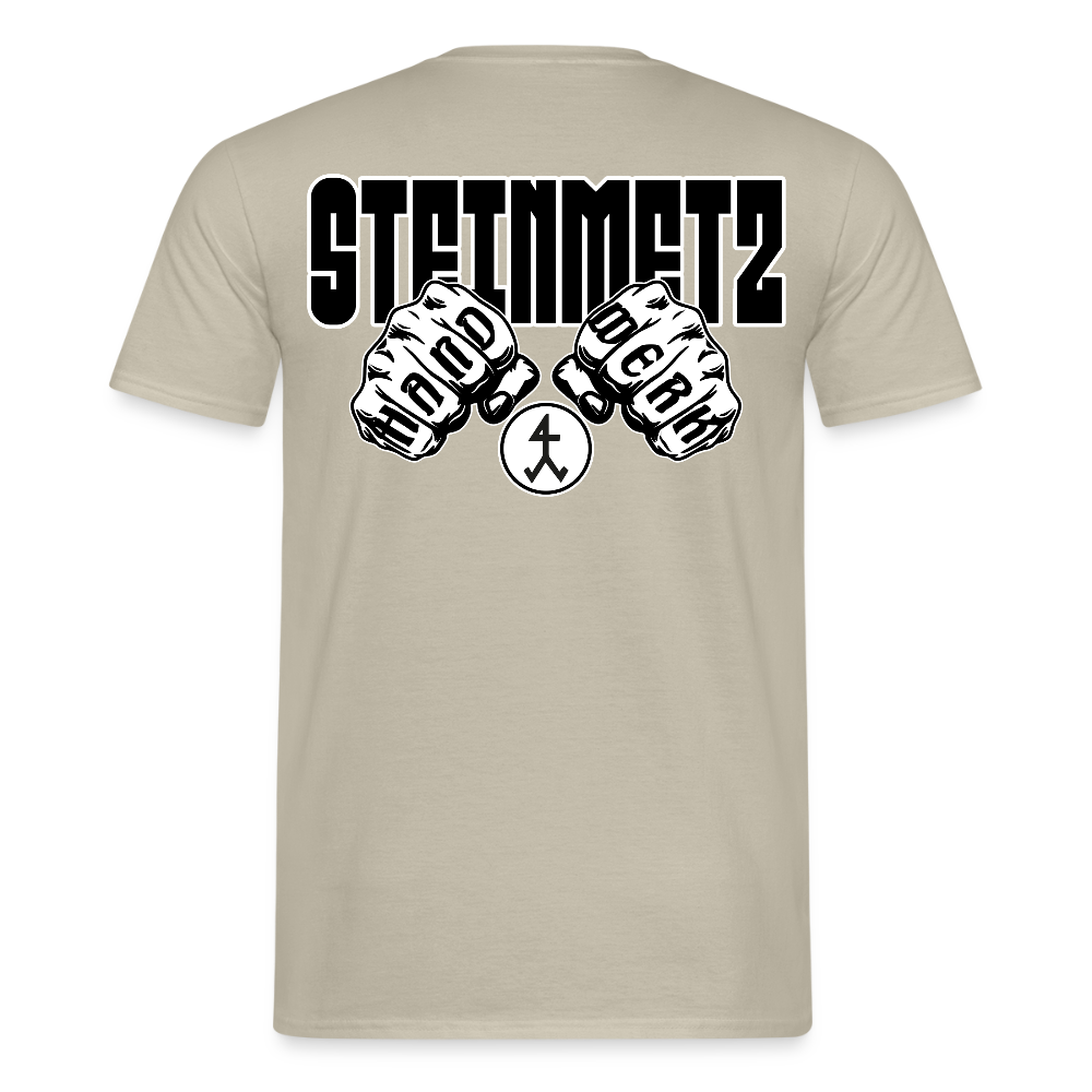 Unisex T-Shirt "Steinmetz" Sandbeige Männer T-Shirt