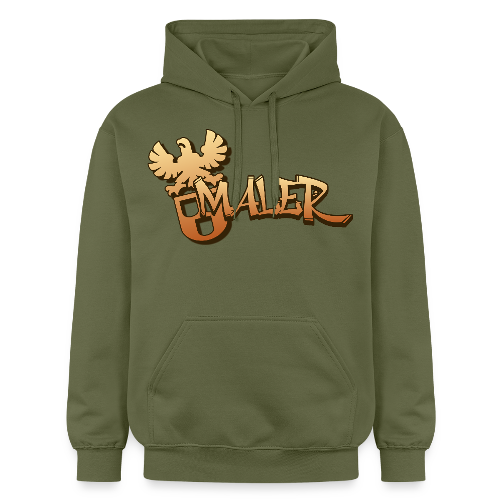 Gildan Unisex Softstyle® "Maler" Militärgrün Gildan Unisex Softstyle® Midweight Hoodie