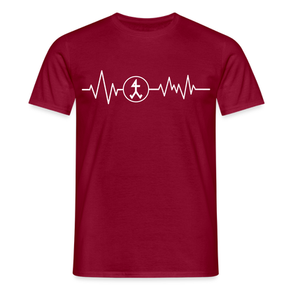 Unisex T-Shirt "Steinmetz" Ziegelrot Männer T-Shirt