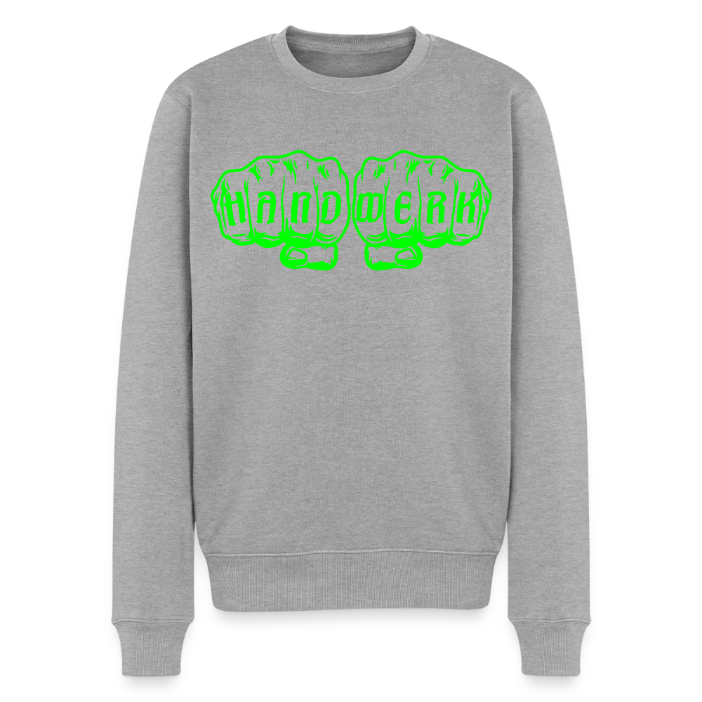 Unisex Premium Pullover "Schweisser" neongrün Männer Premium Pullover