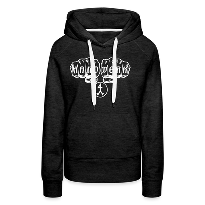 Frauen Premium Hoodie "Steinmetz" Anthrazit Frauen Premium Hoodie