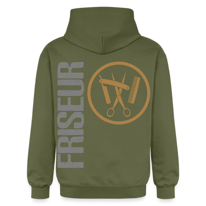 Gildan Unisex Softstyle® "Friseur" Militärgrün Gildan Unisex Softstyle® Midweight Hoodie