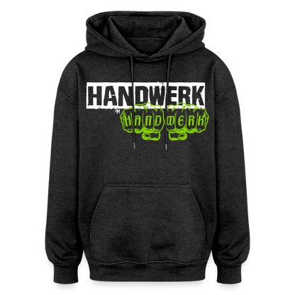 Oversized Unisex Hoodie "Handwerk" Anthrazit Oversized Unisex Hoodie