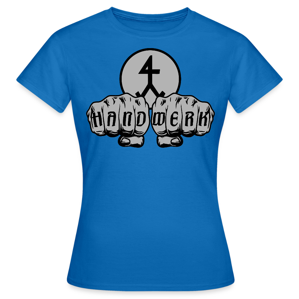 Frauen T-Shirt "Steinmetz" Royalblau Frauen T-Shirt