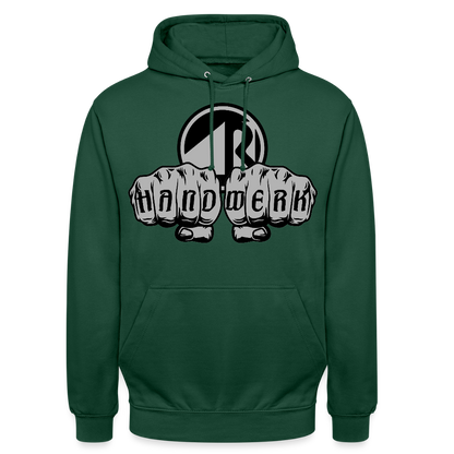 Unisex Hoodie "Raumausstatter" Flaschengrün Unisex Hoodie