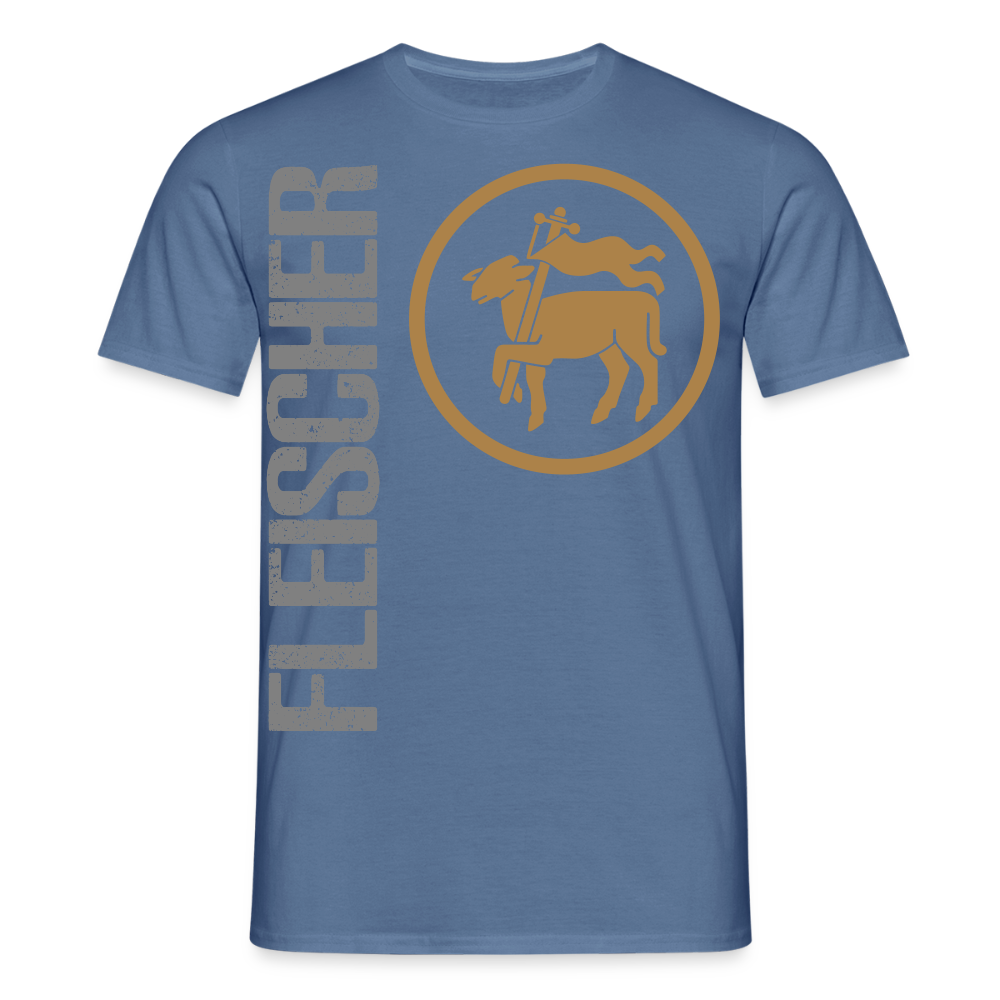 Unisex T-Shirt "Fleischer" Taubenblau Männer T-Shirt