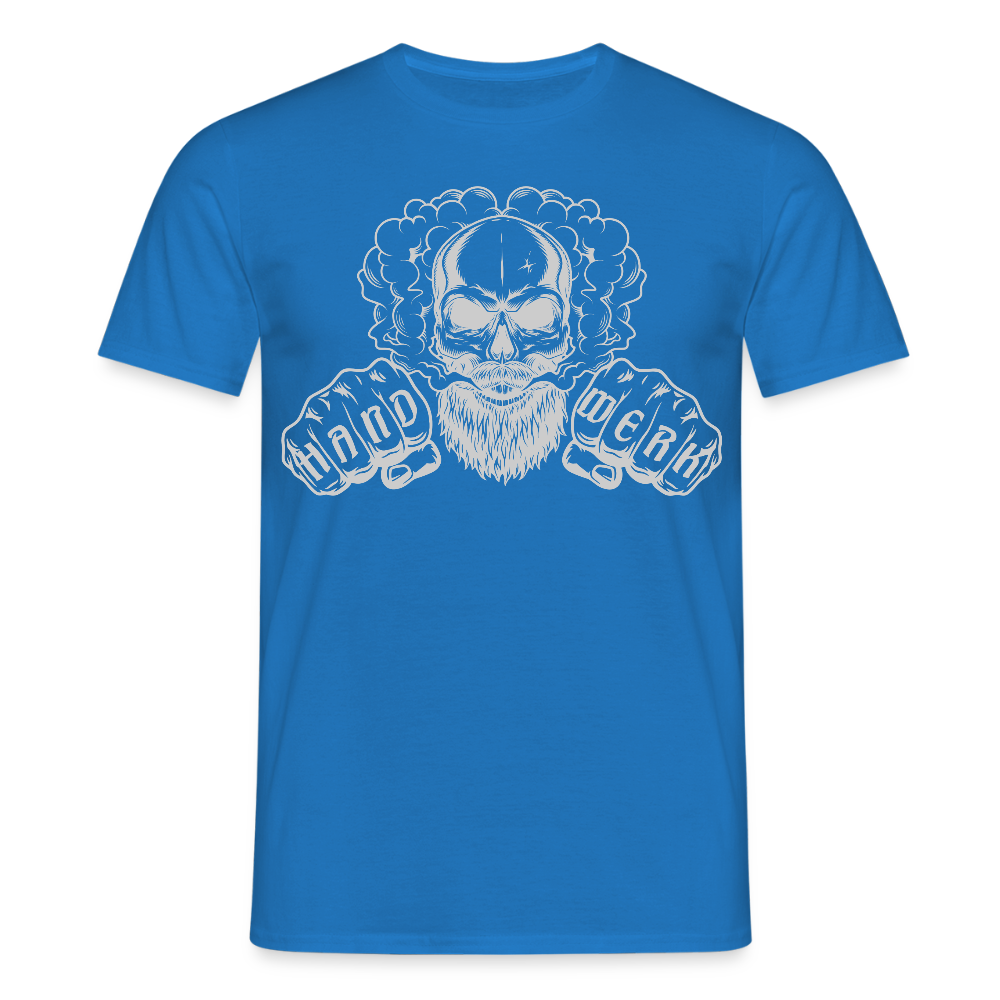 Unisex T-Shirt "Blackbeard-Handwerk" Royalblau Männer T-Shirt