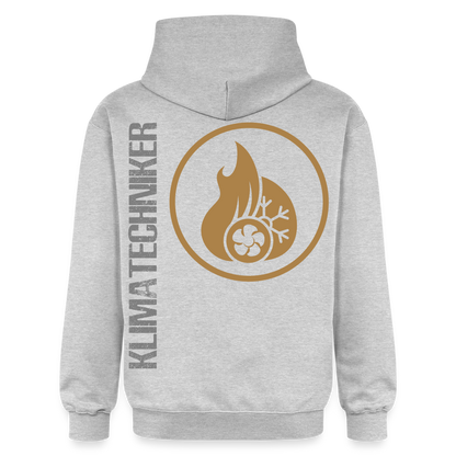 Gildan Unisex Softstyle® "Klimatechniker" Hellgrau meliert Gildan Unisex Softstyle® Midweight Hoodie
