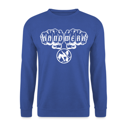 Unisex Pullover "Elektriker" Royalblau Unisex Pullover
