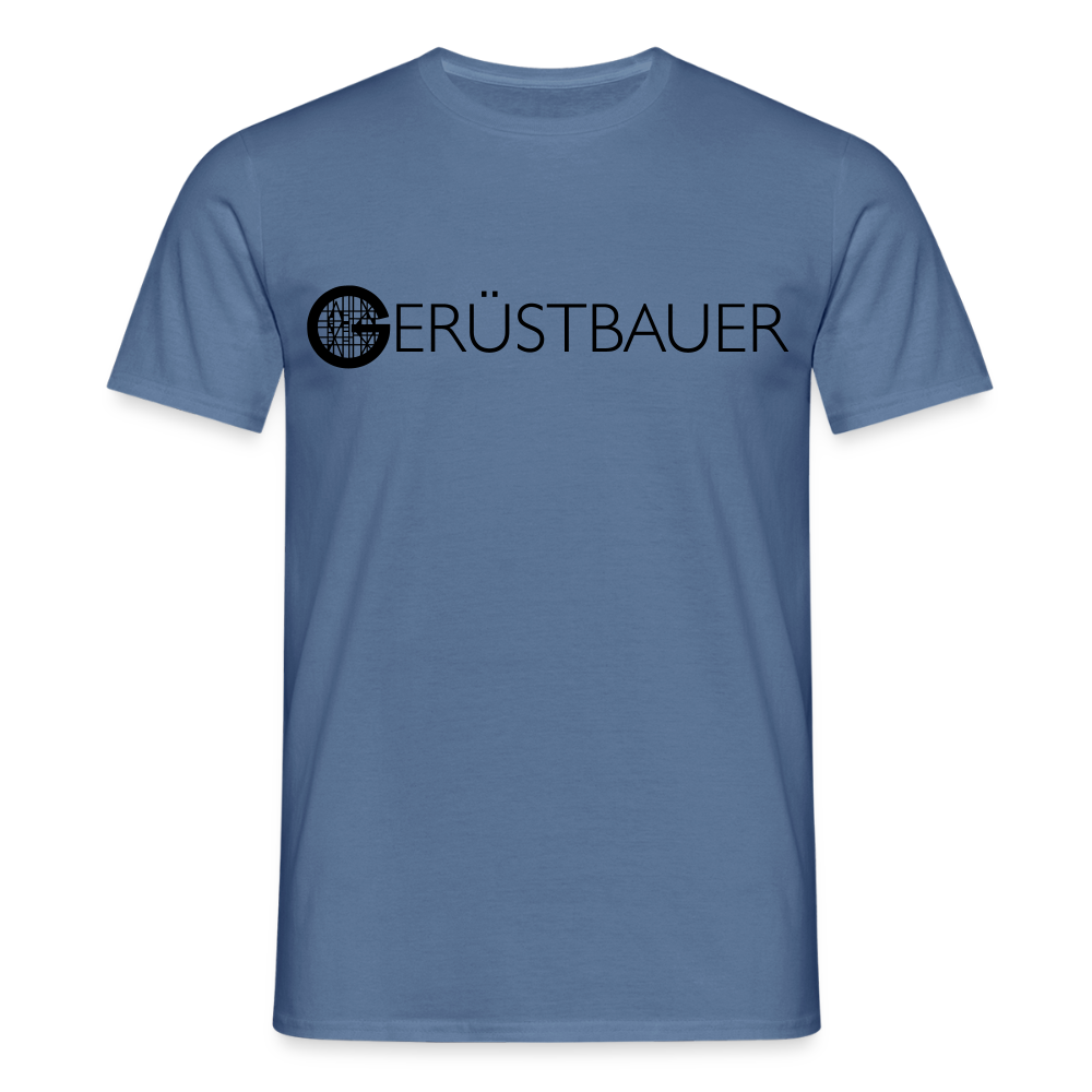 Unisex T-Shirt "Gerüstbauer" - Taubenblau 