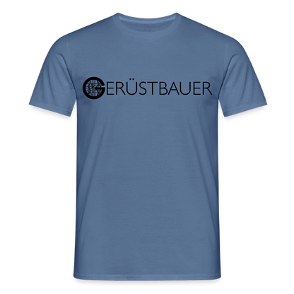 Unisex T-Shirt "Gerüstbauer" Taubenblau Männer T-Shirt