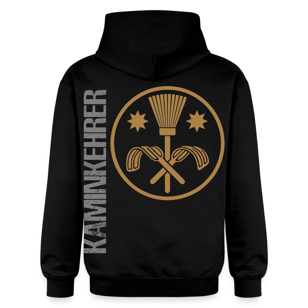 Gildan Unisex Softstyle® "Kaminkehrer" Schwarz Gildan Unisex Softstyle® Midweight Hoodie