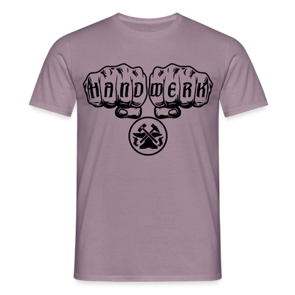 Unisex T-Shirt "Metallbauer" Lilagrau Männer T-Shirt