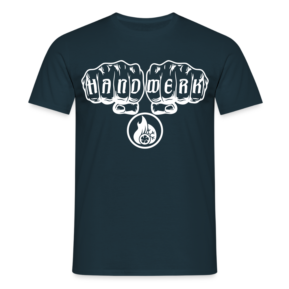 Unisex T-Shirt "Klimatechniker" Navy Männer T-Shirt