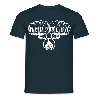 Unisex T-Shirt "Klimatechniker" Navy Männer T-Shirt