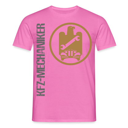 Unisex T-Shirt "KFZ-Mechaniker" Pink Männer T-Shirt