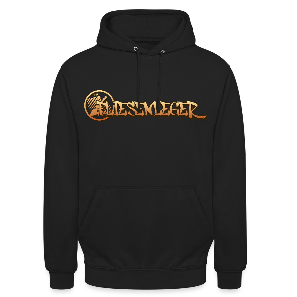 Unisex Hoodie "Fliesenleger" Schwarz Unisex Hoodie