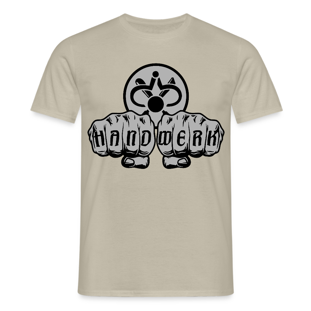 Unisex T-Shirt "Drechsler" Sandbeige Männer T-Shirt