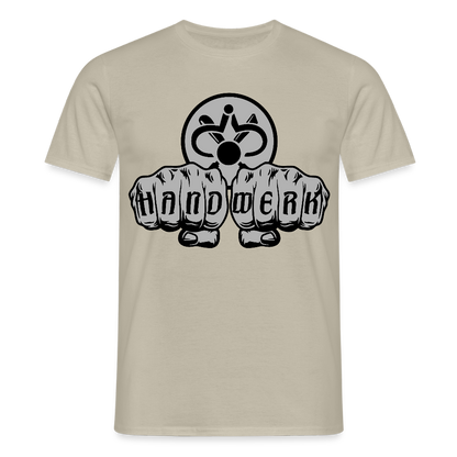 Unisex T-Shirt "Drechsler" Sandbeige Männer T-Shirt