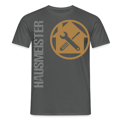 Unisex T-Shirt "Hausmeister" Anthrazit Männer T-Shirt