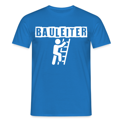 Unisex T-Shirt "Bauleiter" Royalblau Männer T-Shirt