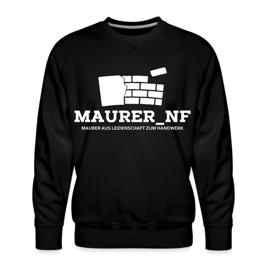 Maurer_NF Pullover vorne Schwarz Männer Premium Pullover