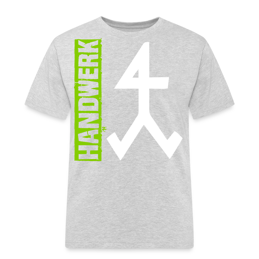 Unisex Workwear T-Shirt "Steinmetz" Grau meliert Männer Workwear T-Shirt