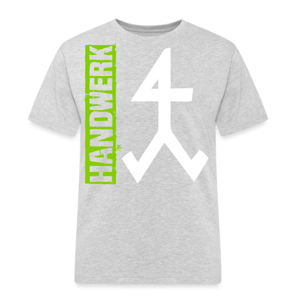 Unisex Workwear T-Shirt "Steinmetz" Grau meliert Männer Workwear T-Shirt