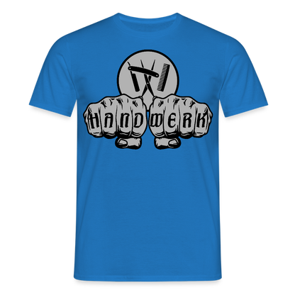 Unisex T-Shirt "Friseur" Royalblau Männer T-Shirt