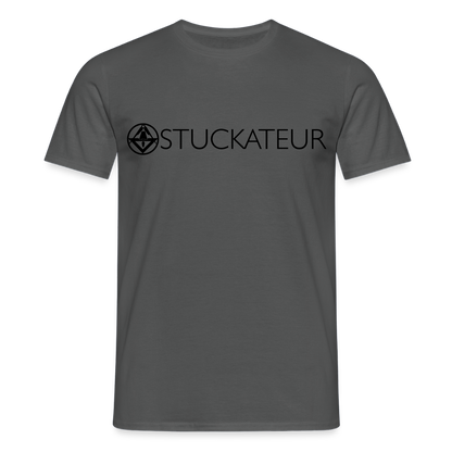 Unisex T-Shirt "Stuckateur" Anthrazit Männer T-Shirt