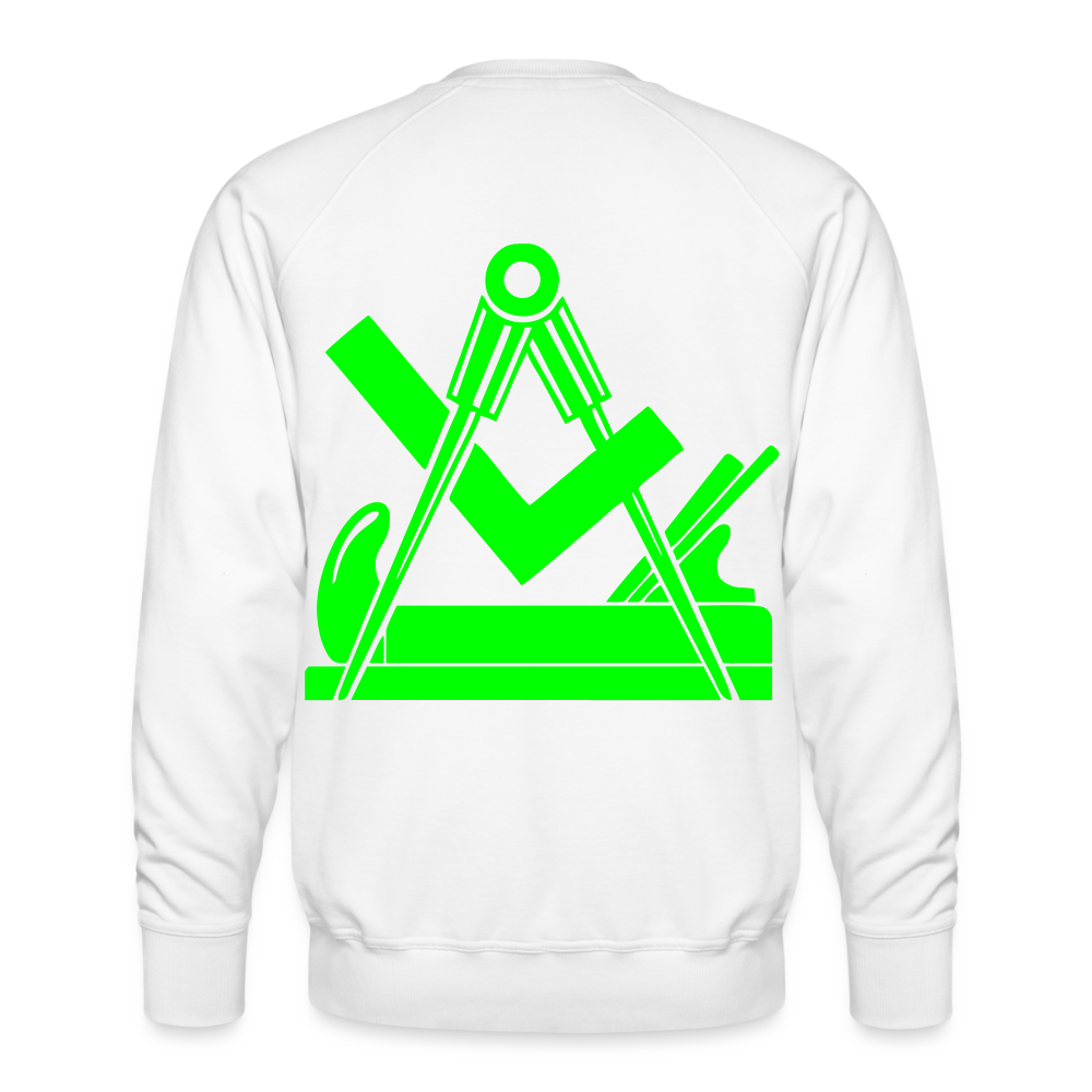 Unisex Premium Pullover "Tischler" neongrün Männer Premium Pullover