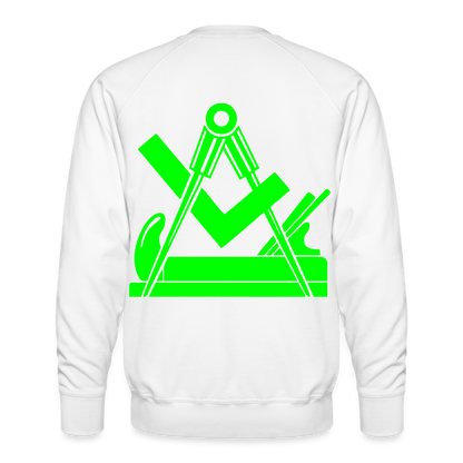 Unisex Premium Pullover "Tischler" neongrün Männer Premium Pullover