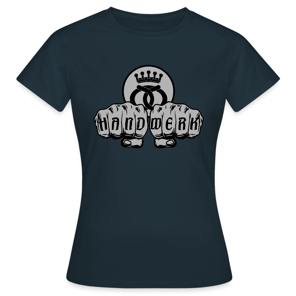 Frauen T-Shirt "Bäcker" Navy Frauen T-Shirt