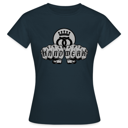 Frauen T-Shirt "Bäcker" Navy Frauen T-Shirt