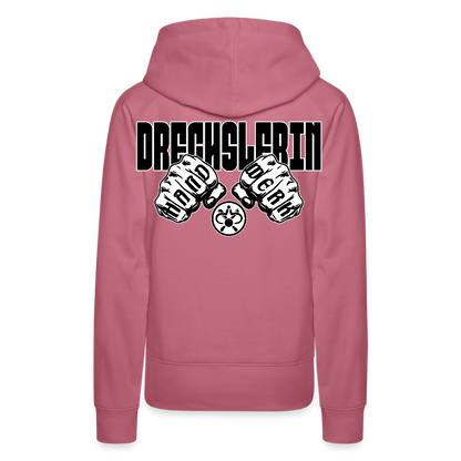 Frauen Hoodie "Drechsler" (beidseitig bedruckt) Malve Frauen Premium Hoodie