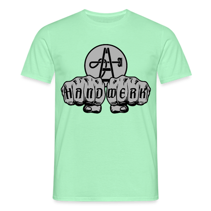 Unisex T-Shirt "Gebäudereiniger" Mintgrün Männer T-Shirt
