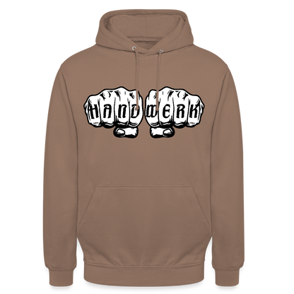 Unisex Hoodie "Handwerk" Mokka Unisex Hoodie