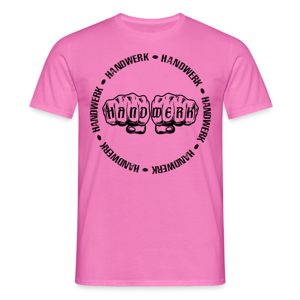 Unisex T-Shirt "Handwerk-Handwerk" Pink Männer T-Shirt