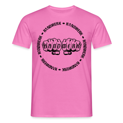 Unisex T-Shirt "Handwerk-Handwerk" Pink Männer T-Shirt
