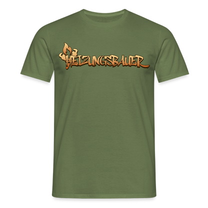 Unisex T-Shirt "Heizungsbauer" Militärgrün Männer T-Shirt